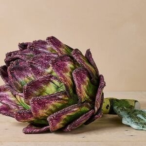 John Derian Decorative Artichoke Pillow Nwt